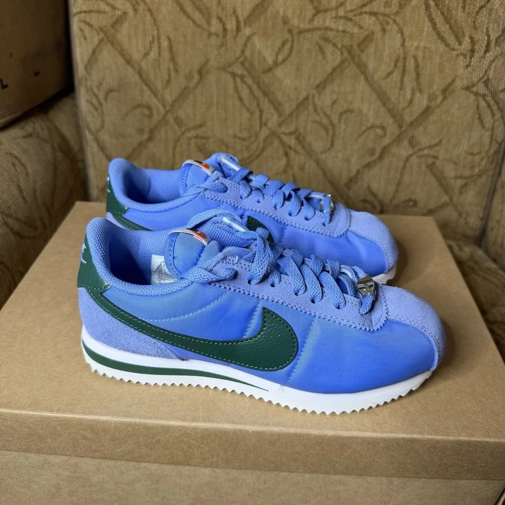 Nike Cortez Women's Size 5.5 Blue Green Running Athletic Shoes DZ2795 402